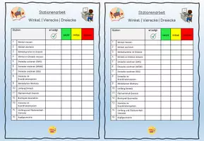 Vorschau - Stundenentwürfe - Materialpaket WINKEL / Winkelarten / Rechter Winkel / Geometrie - Seite 1