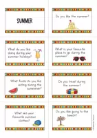 Aperçu - Jeux - Speaking cards; cartes de conversation - Kit pédagogique (Anglais) - Page 3