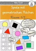 Vorschau - Spiele - Spiele mit geometrischen Flächen Klasse 1/2 - Deckblatt