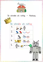 Vorschau - Merkblätter - So schreibe ich richtig - Aushang - Deckblatt