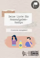 Vorschau - Anderer Materialtyp - Hausaufgaben-Buddy - Deckblatt