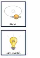 Vorschau - Fördermaterial/Inklusion - Erde, Sonne, Mond - Tafelkarten Weltraum - Seite 2