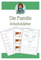 Vorschau - Arbeitsblätter - Die Familie - Arbeitsblätter - Deckblatt