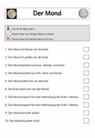 Vorschau - Arbeitsblätter - Arbeitsblatt zum Mond - Seite 2