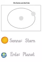 Vorschau - Arbeitsblätter - AB zu Sonne und Erde - Seite 1
