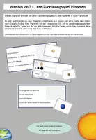 Vorschau - Arbeitsblätter - Materialpaket Erde, Sonne, Mond, Planeten #edukisommerschnapper - Seite 1