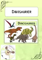 Vista previa - Hojas de trabajo - Wissenskarten - Tarjetas de conocimiento Dinosaurios - Portada
