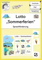 Vorschau - Spiele - Freebie - Sprachförderung "Sommerferien": Lotto (DaZ/DaF) - Deckblatt