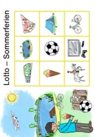 Vorschau - Spiele - Freebie - Sprachförderung "Sommerferien": Lotto (DaZ/DaF) - Seite 1