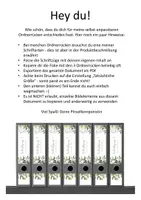 Vorschau - Mal- und Bastelvorlagen - Ordnerrücken Watercolor-Leaves / Arbeitszimmer - Seite 1