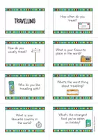 Vista previa - Tarjetas / Manipulativos - Travelling Speaking Cards; Viajar: 39 tarjetas de conversación (Inglés) - página 2