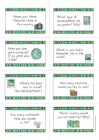 Vista previa - Tarjetas / Manipulativos - Travelling Speaking Cards; Viajar: 39 tarjetas de conversación (Inglés) - página 3