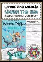 Vorschau - Stundenentwürfe - Winnie and Wilbur: Under the sea (by Valerie Thomas and Korky Paul) BEGLEITMATERIAL zum Buch (Einführung Past Simple) - Deckblatt