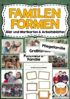 Vorschau - Arbeitsblätter - Familienformen - Deckblatt