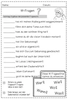 Vorschau - Merkblätter - Freebie Fragewörter AB - Seite 1