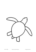 Vorschau - Arbeitsblätter - Turtle - Süße Schildkröte! Malvorlage für den Sommer! - Seite 2