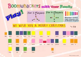 Vorschau - Arbeitsblätter - We Wish You a Merry Christmas - Melodie und Begleitung - Seite 2
