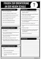 Vorschau - Lehrpläne/Lehrermaterial - Individualisierbare Fragen, die du an deiner neuen Schule unbedingt stellen solltest! - Seite 3