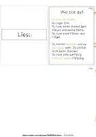 Vorschau - Arbeitsblätter - Insekten?! - Lesespiel mit Selbstkontrolle - Seite 2