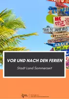 Vorschau - Arbeitsblätter - Stadt Land Sommerzeit - Sommerferien Edition - Deckblatt