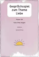 Vorschau - Spiele - Gesprächsspiel zum Thema Liebe - Deckblatt