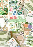 Vorschau - Stationenlernen - MEGA Klassenraum-Deko-Paket I Klasse dekorieren I Klassenzimmer gestalten #edukisommerschnapper - Deckblatt