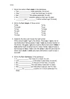 Vorschau - Arbeitsblätter - Prüfung des Simple Past und des Past Continuous auf Englisch. - Seite 3
