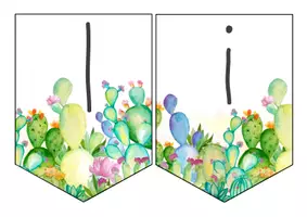Vorschau - Anderer Materialtyp - Wimpel"Herzlich Willkommen" Motiv Kaktus - Seite 3