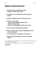 Vorschau - Merkblätter - Organisation im Sportunterricht (Regeln, Rituale, Fairness) - Seite 3