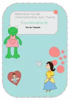 Vorschau - Arbeitsblätter - Materialpaket - Kombinatorik - Kuss der Prinzessin - Gebärdensprache - Seite 1