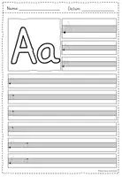 Vorschau - Arbeitsblätter - Buchstabeneinführung: A - Seite 1