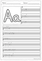Vorschau - Arbeitsblätter - Buchstabeneinführung: A - Seite 3