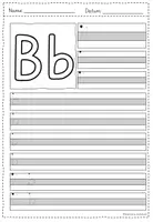 Vorschau - Arbeitsblätter - Buchstabeneinführung: B - Seite 1