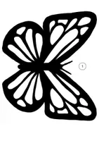 Vorschau - Stundenentwürfe - KUNST Schritt für Schritt: Schmetterlinge-Fensterbilder inkl. 4 Vorlagen - Seite 1