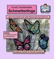 Vorschau - Stundenentwürfe - Kunst Bundle: Materialpaket zum Thema Fensterbilder - Deckblatt