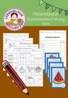 Vorschau - Arbeitsblätter - Buchstabeneinführung: M - Deckblatt