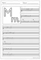 Vorschau - Arbeitsblätter - Buchstabeneinführung: M - Seite 3