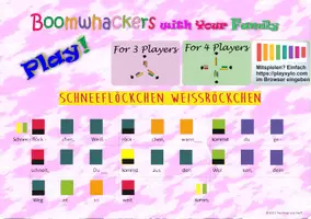 Vorschau - Arbeitsblätter - Schneeflöckchen Weissröckchen - Melodie und Begleitung - Seite 2