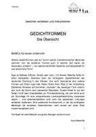 Vorschau - Text - GEDICHTFORMEN - Die Übersicht - Seite 2