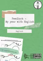 Vorschau - Arbeitsblätter - Feedback - My year with English (Schuljahresende) - Deckblatt