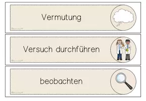 Vorschau - Bildkarten - Forscherschritte Sachunterricht - Tafelmaterial - Seite 3
