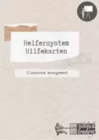Vorschau - Mal- und Bastelvorlagen - Helfersystem - Hilfekarten für differenzierten Unterricht - Seite 1