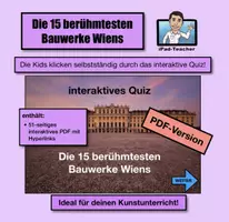 Vorschau - Spiele - Die berühmtesten Bauwerke Wiens (verlinktes PDF-Quiz) - Deckblatt
