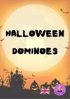 Aperçu - Jeux - Anglais : Dominos sur le thème d'Halloween - Page de couverture
