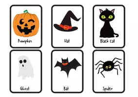 Aperçu - Jeux - Anglais : Vocabulaire halloween - Page 2