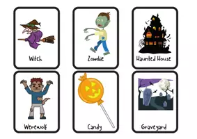 Aperçu - Jeux - Anglais : Vocabulaire halloween - Page 3