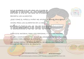 Vista previa - Manualidades / Dibujos para colorear - Qué come? ¿Adivinamos? - página 1