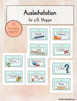 Vorschau - Poster - Ausleihstation /Schilder - für z.B. Moppe - Deckblatt