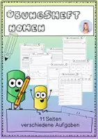 Vista previa - Hojas de trabajo - Übungsheft Nomen (Arbeitsblätter) - Portada