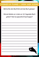 Vorschau - Aufgabenkarten - Lerntheke: Cornelia Funke - Herr der Diebe - auch interaktiv - Seite 1